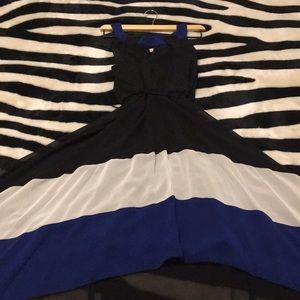 Sleeveless high low dress